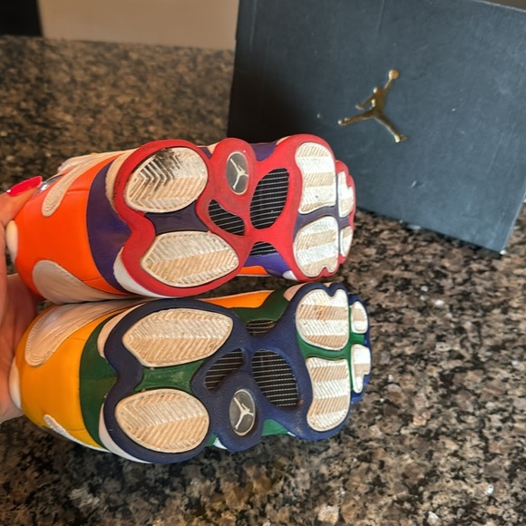Air Jordan 13 Retro Colorful Sneakers EUC 6Y big kid - Picture 7 of 14